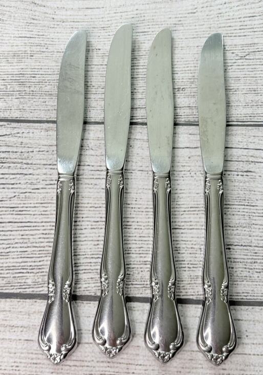 Oneida Other - Oneida Community Chatelaine Stainless Steel Flatware Knives Lot Of 4